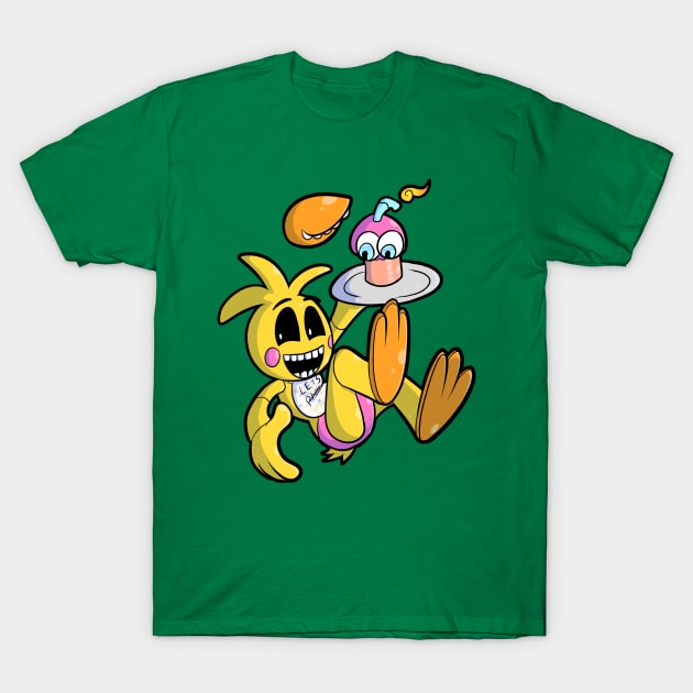 Toy Chica T-Shirt by pembrokewkorgi